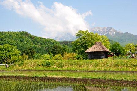 茅葺小屋