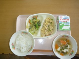 3月21日の給食