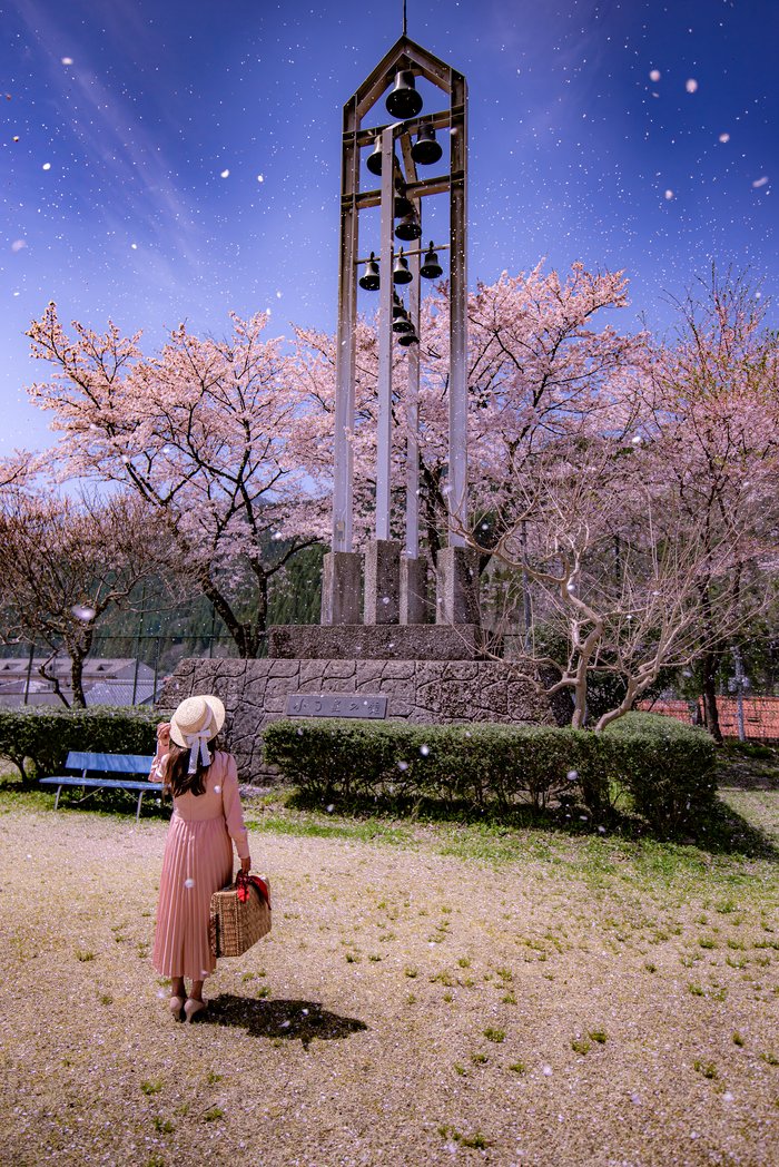 カリヨンの桜吹雪