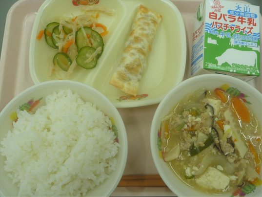 １０月２日月曜日の給食